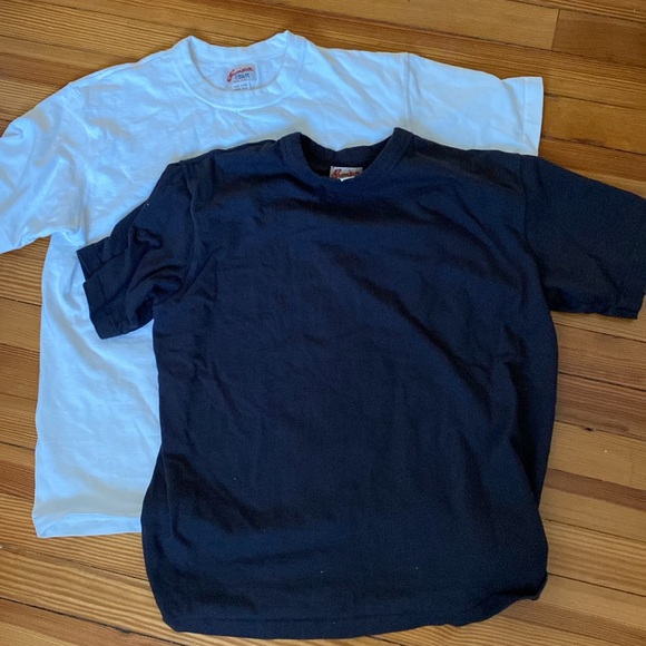 Bronson Black and White Bundle - Loopwheel Tubular Athletic T-Shirt - Picture 2 of 3